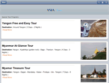 Tablet Screenshot of iasiatravel.com